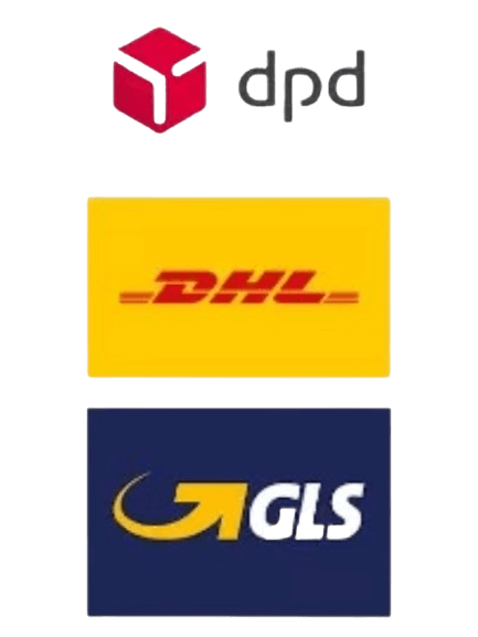 Versand mit DPD, DHL und GLS