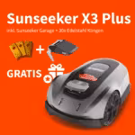 NEU 2025 | Sunseeker X3 Plus RTK | 1.200 m² | Vision AI-Technologie | AONavi™ Positionierung | Smart-Home-Integration | Intelligente Wegplanung