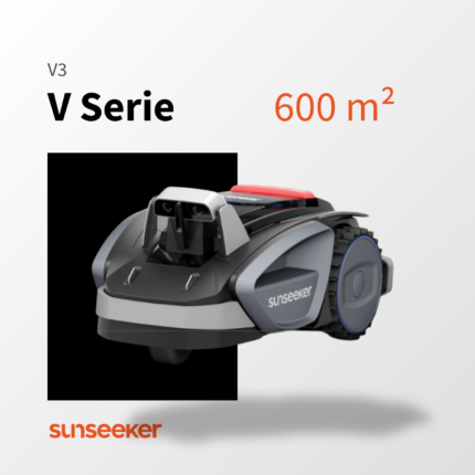 Sunseeker V3 Mähroboter – V Serie für Rasenflächen bis 600 m² mit smarter Navigation