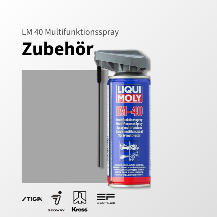 LIQUI MOLY LM-40 Multifunktionsspray – schmiert, reinigt, schützt und pflegt Mähroboter-Komponenten