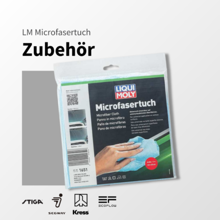 LIQUI MOLY Mikrofasertuch – Zubehör für die schonende Reinigung und Pflege von Mährobotern