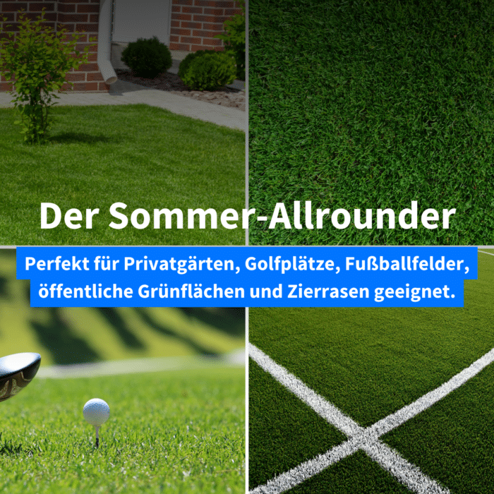 Sommer-Rasendünger für Golfplätze, Gärten und Sportfelder – perfekt für dichte Rasenflächen mit Segway Navimow Mähroboter und intelligenter Pflege