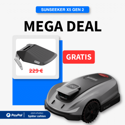 Sunseeker X5 Gen2 | 2.000 m² | Mega Deal Set inkl. GRATIS Sunseeker Garage im Wert von 229 €
